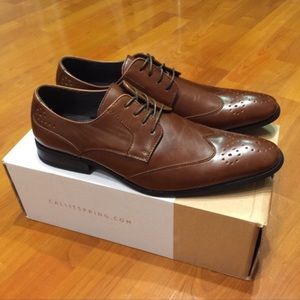 Call It Spring Leather Oxfords Size 9
